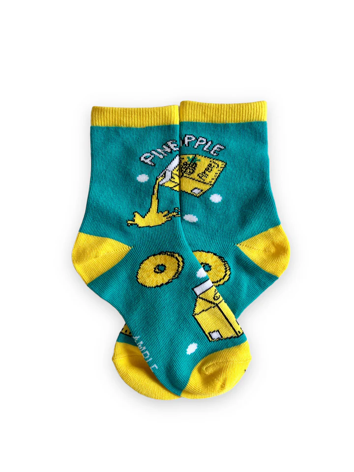 Areej pineapple kids socks